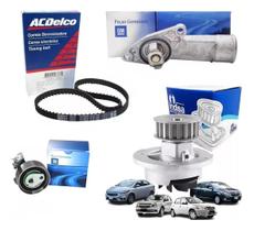 Kit Correia Tensor Válvula termostática Bomba Dágua Chevrolet Agile Celta Corsa Classic Meriva Montana Onix Prisma 1.0 1.4 1.6 8 válvulas