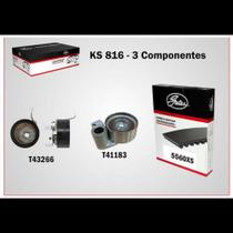 Kit correia Toyota Hilux 2005 a 2015 Gates KS816 Kit correia Toyota Hilux 2005 a 2015 Gates KS816