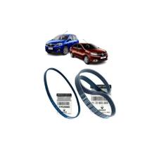 Kit Correias Acessórios Renault Sandero e Logan 1.0 12v 3 Cc Original Kit Correias Acessórios Renault Sandero e Logan 1.0 12v 3 Cc Original