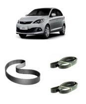 Kit Correias Chery Celer 1.5 16v 12 13 14 15 16 17 18