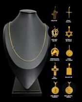 Kit corrente cadeado quina +Pingente Kit corrente cadeado quina +Pingente