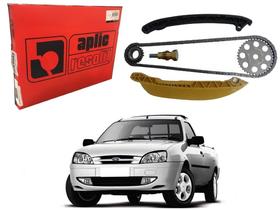 Kit corrente completo aplic resolit ford courier 1.6 2001 a 2012