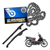 Kit Corrente De Comando Crypton 97 Até 8 + Guia + Tensor Kit Corrente De Comando Crypton 97 Até 8 + Guia + Tensor