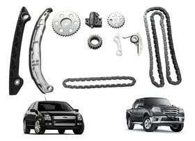 Kit Corrente de Comando P/ Nova Ford Ranger 2.5 16v Flex Duratec Ranger 2.3L Gasolina Ford focus 2.0 Ecosport 2.0 16v Fusion 2.3 2.5 duratec - SKF