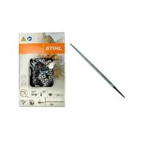 kit corrente + lima (corrente de 25 dentes lima de 4,0mm)