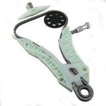 Kit corrente parcial citroen ds3/ ds4/ ds5/ c4 lounge 1.6 thp/ peugeot 5008/ 308/ rcz/ 408/ 508 1.6 thp (1 corrente 72 elos, 1 engrenagem , 3 guias, 1 parafuso tensor) (aplica c/polia vvt 70673