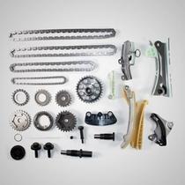 Kit corrente range rover sport 5.0 v8 10/13 (3 correntes, 4 guias, 3 engrenagens, 3 tensores)