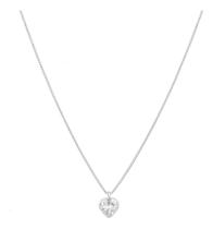 Kit Correntinha Feminina Veneziana 45cm Zircônia Coração Prata 925 Kit Correntinha Feminina Veneziana 45cm Zircônia Coração Prata 925