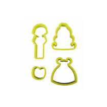 Kit Cortador 406382 Princesa I Com 4 Peças