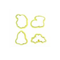 Kit Cortador 406450 Natal II com 4 Peças para Confeitaria