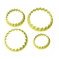 Kit cortador 407907 castelinho pp c/4 peças para confeitaria