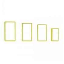 Kit Cortador 408164 Retangulo C/4 Pcs - BLUE STAR