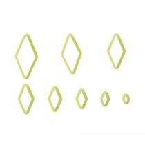 Kit Cortador 408256 Losango C/8 Pcs