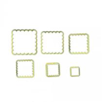 Kit Cortador 410167 Quadrado Babado C/6