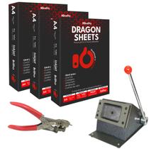 Kit Cortador Cartão 86x54mm + Placa Pvc A4 + Canteadeira Conjulgada Kit Cortador Cartão 86x54mm + Placa Pvc A4 + Canteadeira Conjulgada