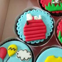 Kit Cortador Casinha Snoopy 5cm para Pasta - D250666