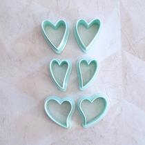 Kit Cortador de Biscoito, Polymer clay Coração