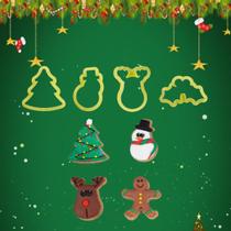 Kit cortador de natal i c/ 04 pcs - blue star