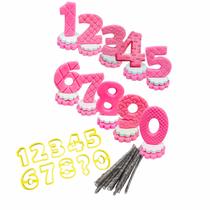 Kit Cortador de Numero Para Vela de Biscuit Pavio Magico BlueStar