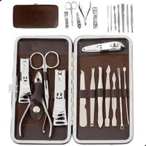 Kit Cortador De Unha Pessoal Profissional Feminino Masculino