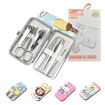 Kit Cortador de Unhas 07 em 1 Conjunto de Manicure Pedicure de Aço Inoxidável Eletromex EL-1551 Kit Cortador de Unhas 07 em 1 Conjunto de Manicure Pedicure de Aço Inoxidável Eletromex EL-1551