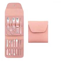 Kit Cortador de Unhas 12 em 1 Conjunto de Manicure Pedicure de Aço Inoxidável Eletromex EL-1552 Kit Cortador de Unhas 12 em 1 Conjunto de Manicure Pedicure de Aço Inoxidável Eletromex EL-1552