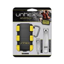 Kit Cortador de Unhas Unhex 2 Unidades+Estojo Adventure