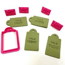 Kit Cortador e Marcador Vale Amor - D251042 - Ideal para Massas e Pastas