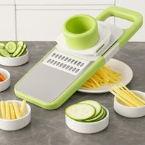 Kit cortador fatiador ralador de legumes e alimentos 5 peças RF