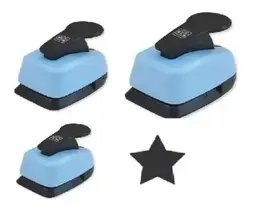 Kit Cortador Furador Eva Papel Estrela - 16mm 25mm 50mm