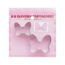 Kit Cortador Mini Laço da Ratinha - 2 unidades - RR Cortadores - Rizzo