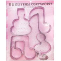 Kit Cortador Notas Musicais PP - Ref. 622 - 4 unidades - RR Cortadores - Rizzo