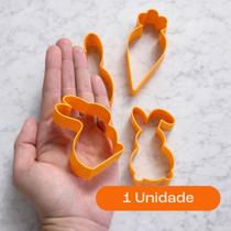 Kit Cortadores de Biscoito Páscoa Forma de Biscoito Cortador de Massa Cookie Bolacha Confeitaria