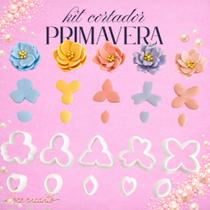 Kit Cortadores de Flores 3D Completo Moldes para Pasta Americana, Fondant, Biscuit e Confeitaria