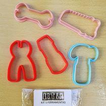 Kit Cortadores Ferramentas pra Biscoito Alicate Martelo Kit Cortadores Ferramentas pra Biscoito Alicate Martelo