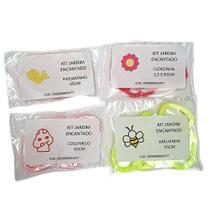 kit Cortadores Jardim Passarinho Cogumelo Abelha Flor