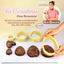Kit Cortadores Páscoa Ovo Brownie 4 cortadores de 50g 150 250 e 350g Kit Cortadores Páscoa Ovo Brownie 4 cortadores de 50g 150 250 e 350g