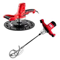 Kit Cortag Desempenadeira DEC700 E Misturador Elétrico HM140 Para Argamassa