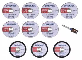 Kit Corte EzLock 11pc Micro Retifica Dremel EZ728 2615E728AB