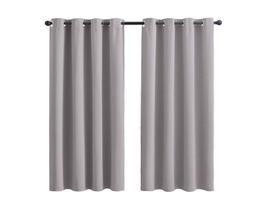 Kit Cortina Oxford 2,60x1,40m Para Sala Quarto Com Varão 2,00m Incluso