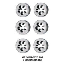 Kit Cossinete Manual Aço Rápido-Med.1/4-1/8-3/8-1/8-1/4-3/8