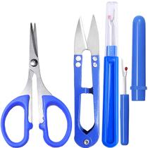 Kit Costura Abridor Casa Tesouras Arremate Pic Tecelão Blue