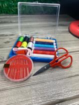 Kit Costura Agulheiro 27 Peças Com Estojo Linha Agulha Kit Costura Agulheiro 27 Peças Com Estojo Linha Agulha