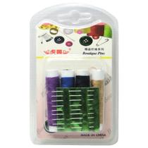 Kit costura cartela com 9 agulhas + 4 linhas