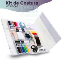 Kit Costura Com 167 Peças - Estojo Completo NYBC Kit Costura Com 167 Peças - Estojo Completo NYBC