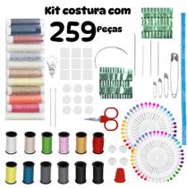 Kit Costura Com 259 Peças