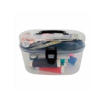 Kit Costura Maleta C/ Agulhas/linhas/fita Metrica 34 Peças