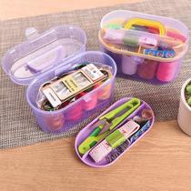 Kit Costura Portátil 52 Peças Agulhas Linhas Tesoura Compacto e Completo Compacto e Completo