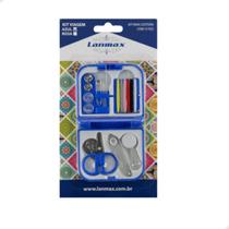 Kit Costura Viagem Acessórios Agulhas Linha Tesoura Bolsa