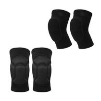 Kit Cotoveleira Joelheira Antiimpacto Vôlei Futsal Handball Pares Unissex